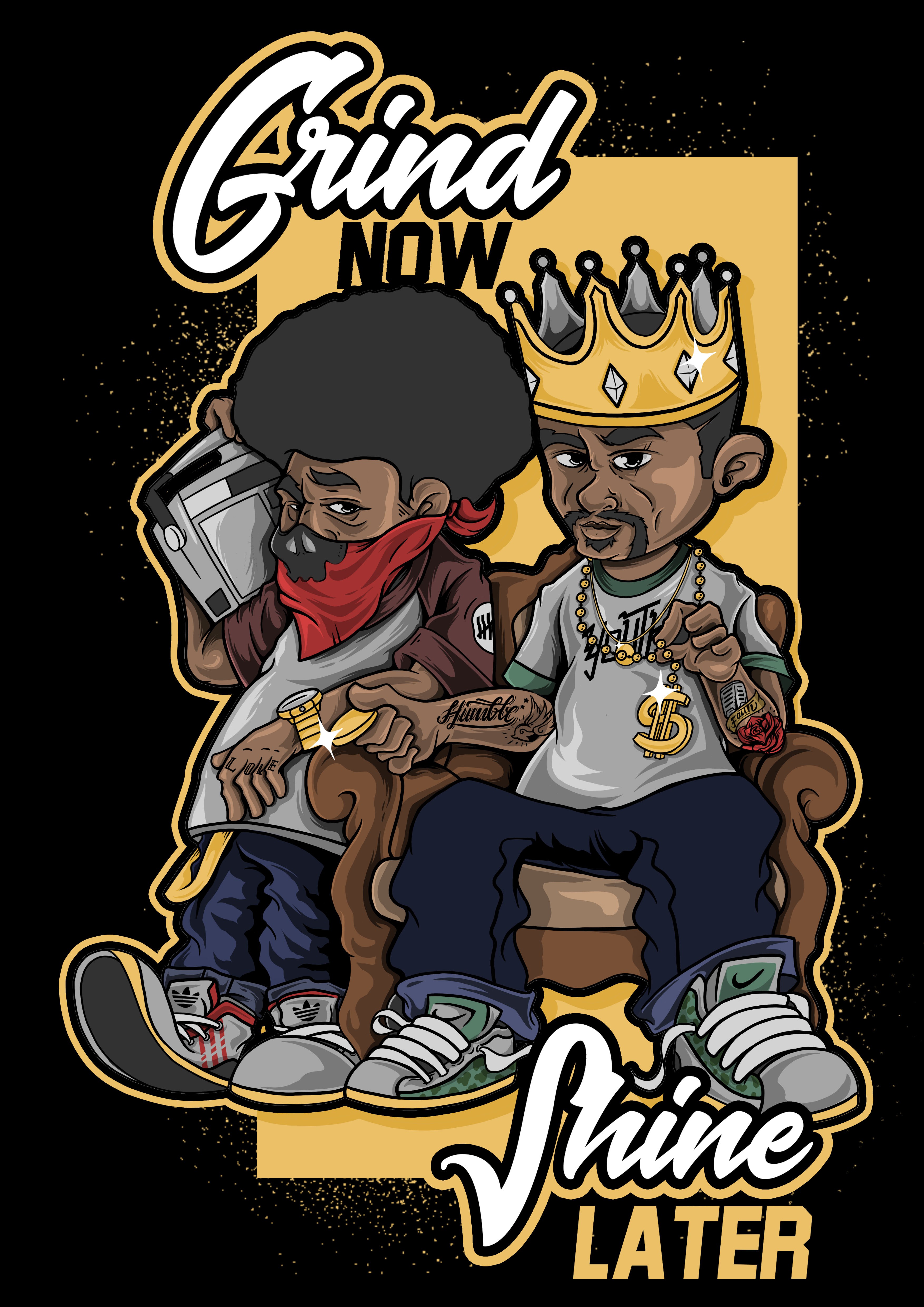 UNIQUE/FRESH TSHIRT DESIGN FOR A YOUNG RAPPER