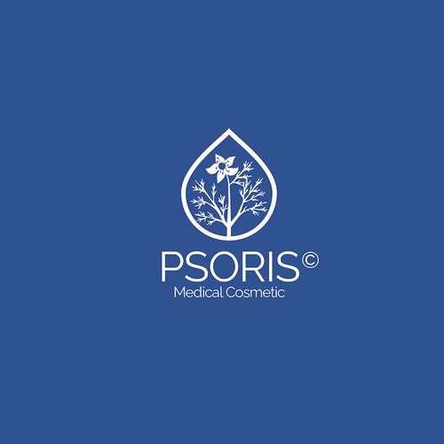  logo for a medical natural product against psoriasis