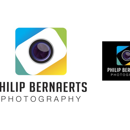 logo and business card for Philip Bernaerts Photography