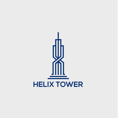 Helix tower logo design