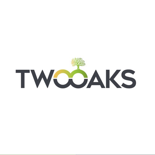 Construction, 3 business owners, use the work TWO oaks in our logo , very bold and intense graphic - Two Oaks