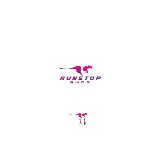 Modern logo for clothing and sporting ecommerce store.