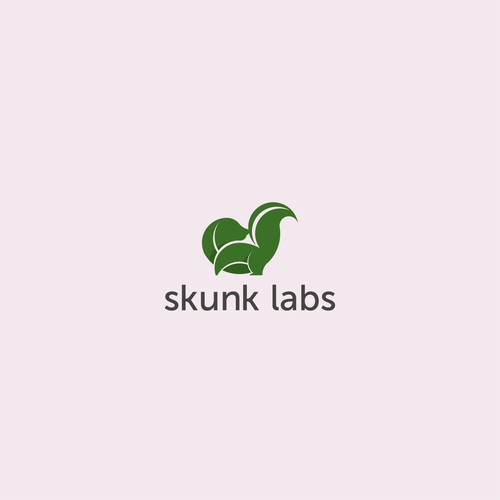 skunk logo concept for skunk lab