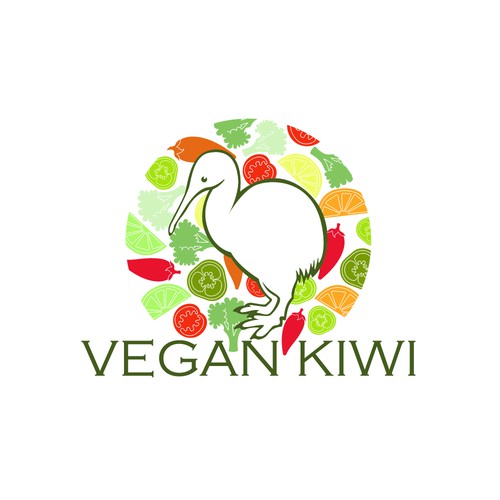 Vegan Kiwi Logo