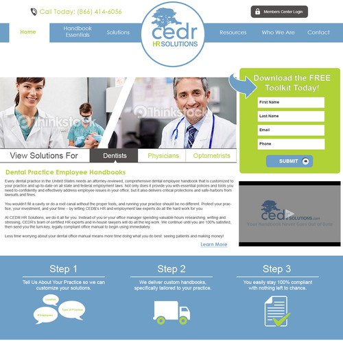 Design a STUNNING new website for CEDR Solutions!