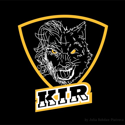Mascot logo of werewolf 