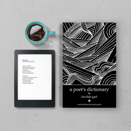 Poetry book cover design