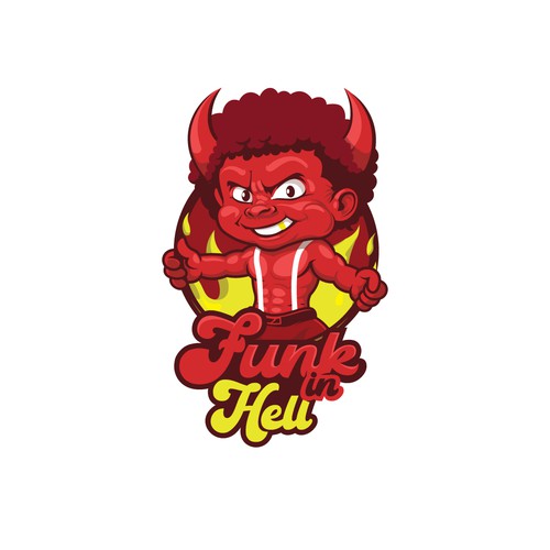 Funk In Hell: the BEST hot sauce needs a sufficiently funky logo