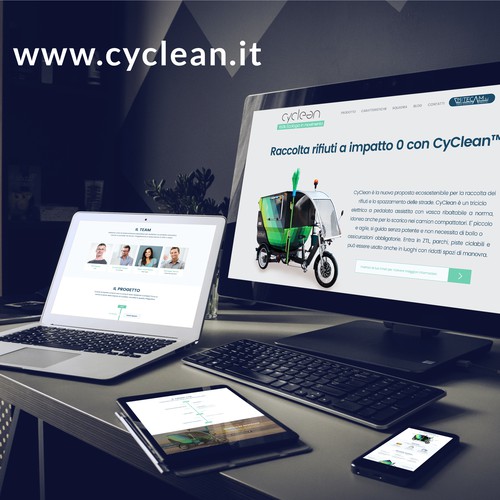 CyClean | Sustainable UI/UX Web Design