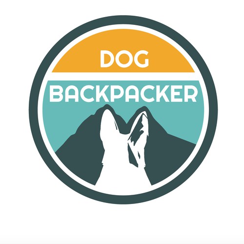 Dog Backpacker Logo