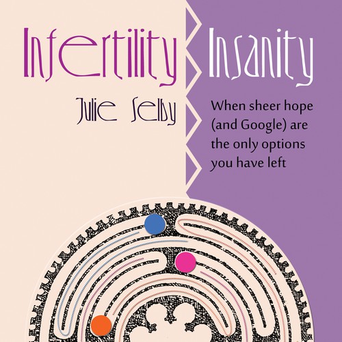 Book cover for a humorous memoir about overcominginfertility