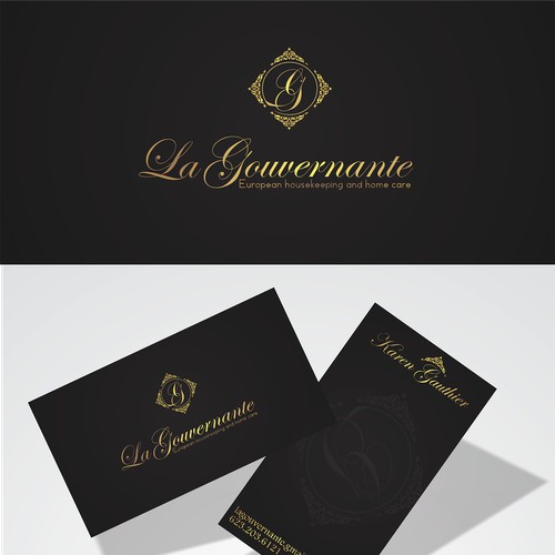 Help La Gouvernante with a new logo and business card