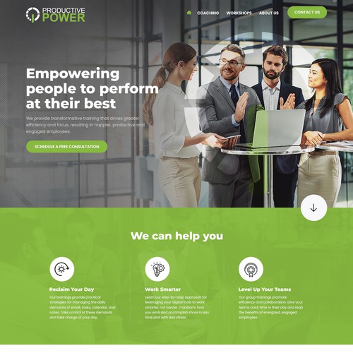 Landing Page Design