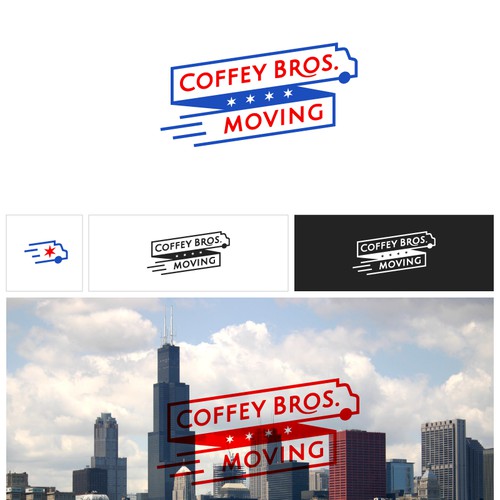 Logo design proposal for a moving company