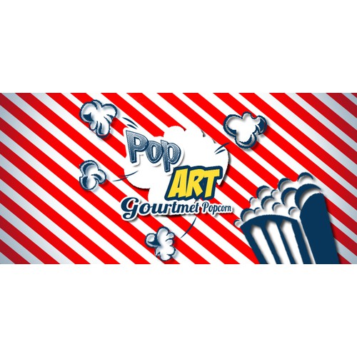 New US snack food logo needed for "Pop Art" Gourmet Popcorn