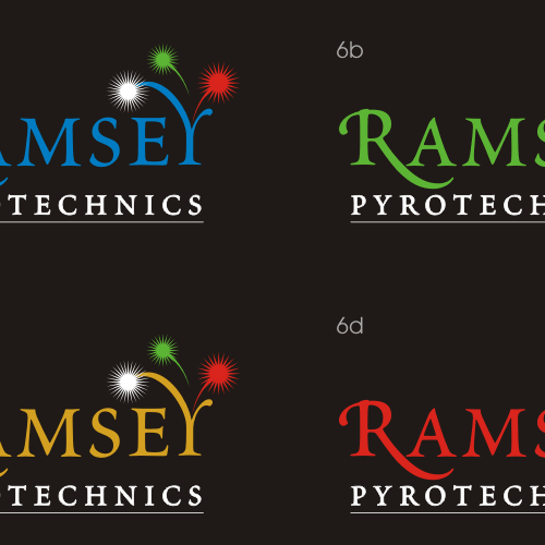 Pyrotechnics & Fireworks Company Logo