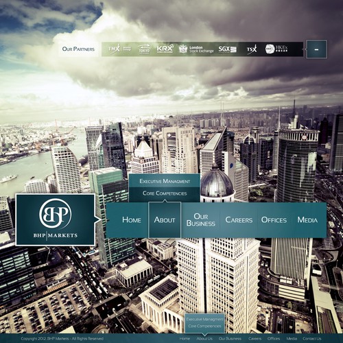 BHP Markets needs a new website design