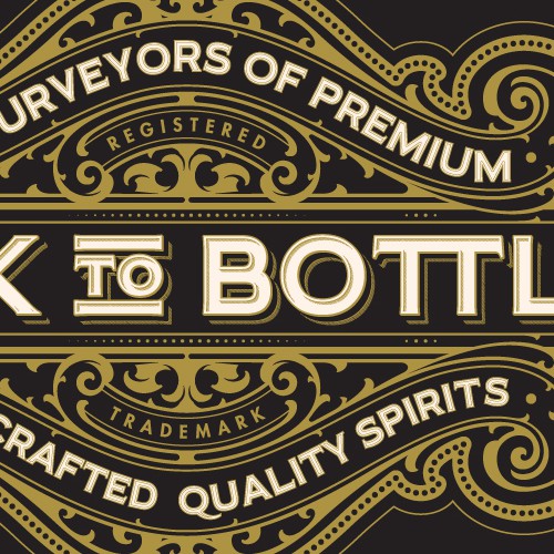 Cask To Bottle - Logo design