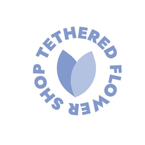 thethered flower shop logo