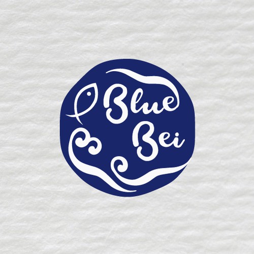 Logo Design for BlueBay sushi restaurant