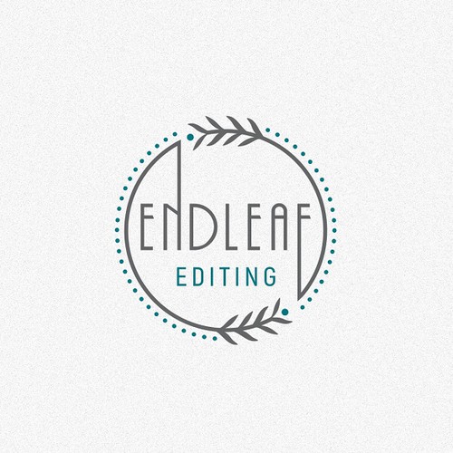 Clean Logo Concept for 'Endleaf Editing' 