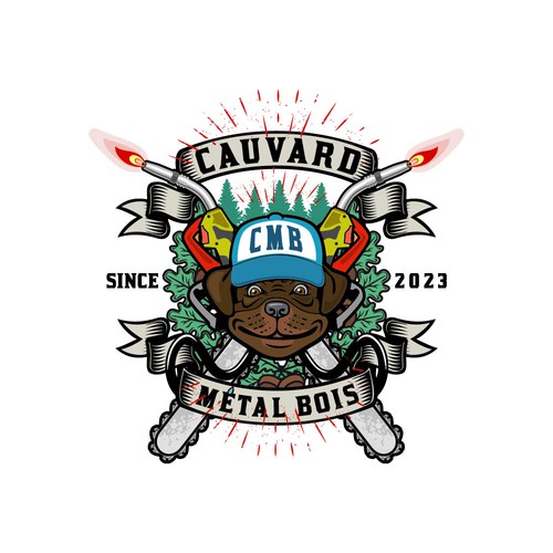 Cauvard Metal Bois logo.