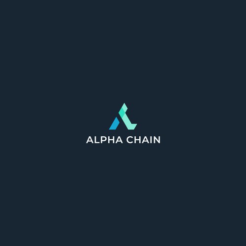 Blockchain and financial data logo