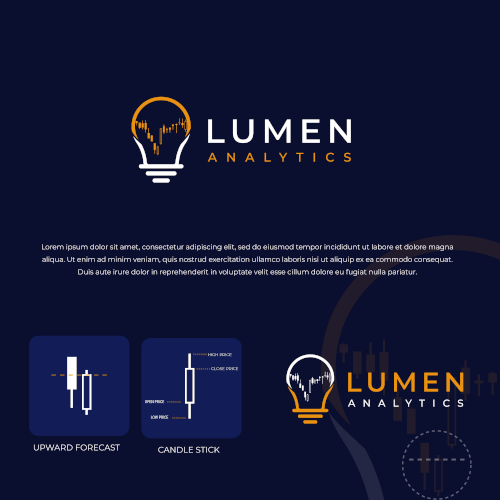 CandleStick Element inside the bulb icon, 