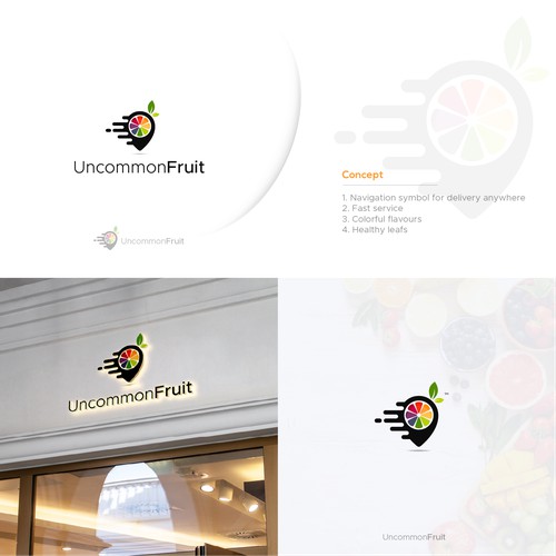 logo designing for Uncommon Fruit 