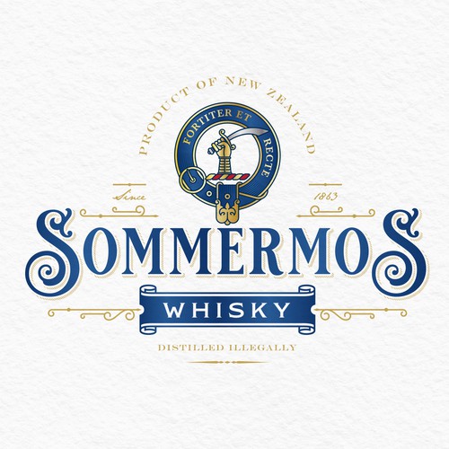Whisky Brand Logo Design
