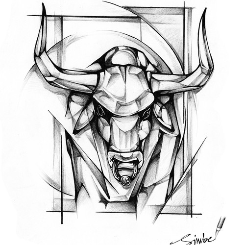 Bull Tattoo design