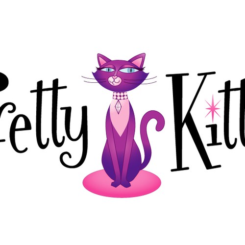 Pretty Kitty Logo Design