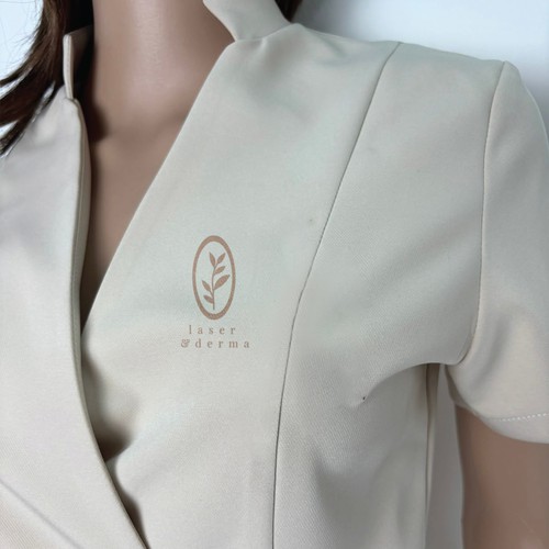 laser and derma mockup for uniform