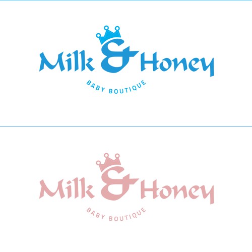Create a logo that is modern, sleek yet playful for a luxury babyboutique. 