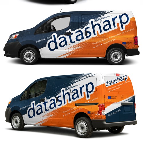 Van wrap for data sharp