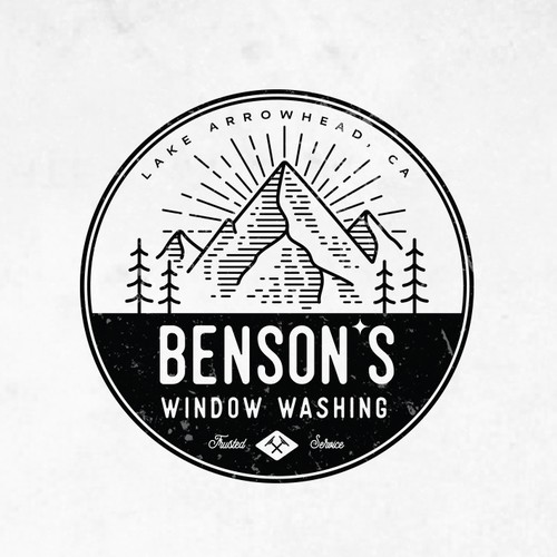 BENSONS WINDOW WASHING LOGOS