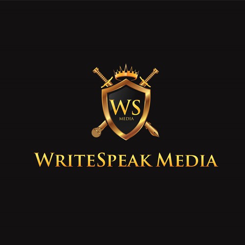 Create a Pen & Microphone crest for WriteSpeak
