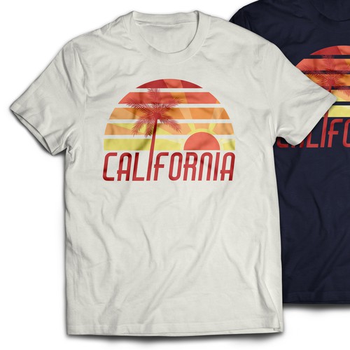 California Tshirt Design