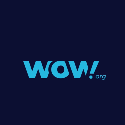 Modern and smart wordmark for WOW