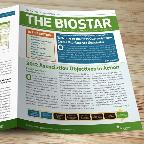 THE Biostar Newsletter Design