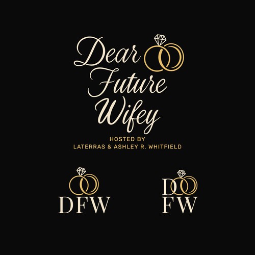 A popular podcast logo design