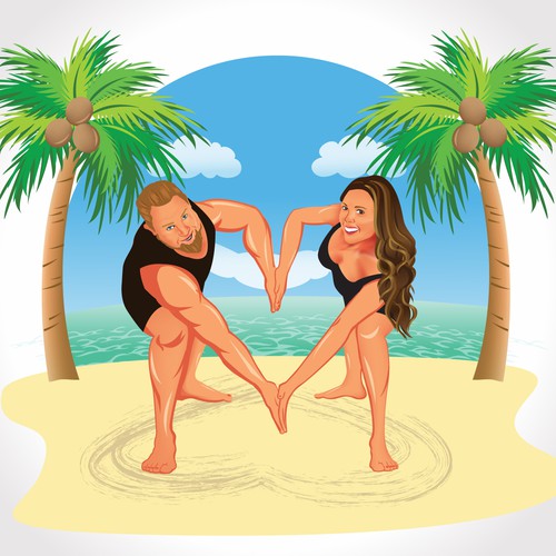 COUPLES FITNESS WORKOUT VIDEO....ONE OF A KIND LOGO WANTED!!! :)