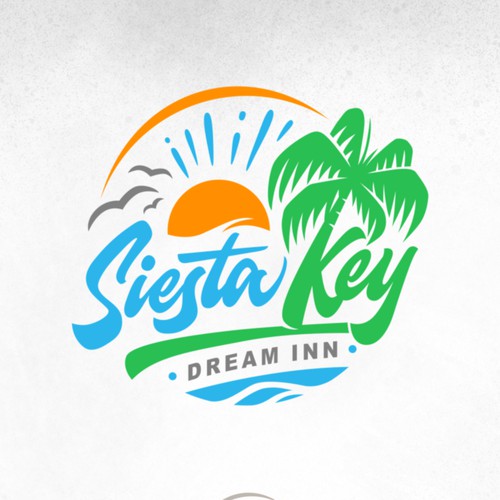Siesta Key Hand Lettering Logo