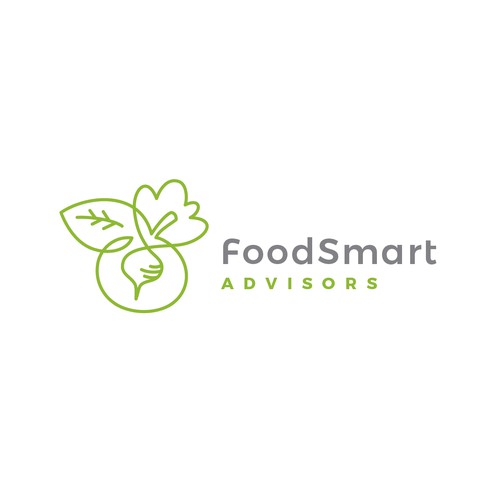 Simple logo concept for a healthy food consulting firm
