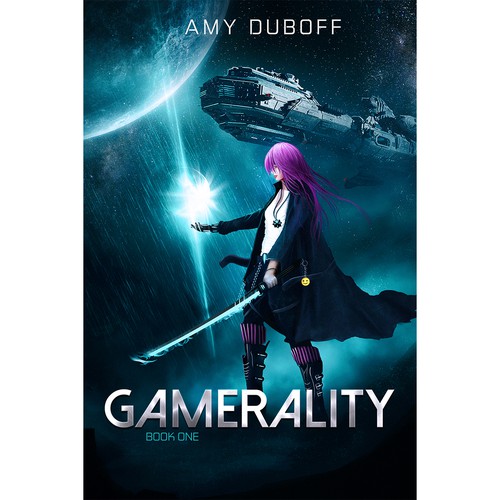 Sci-fi book cover design