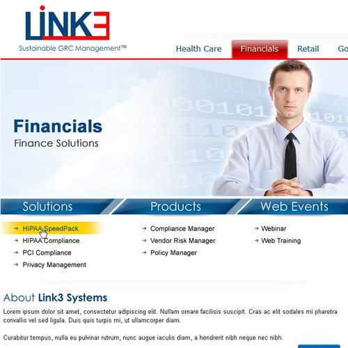 Link3 Website Design