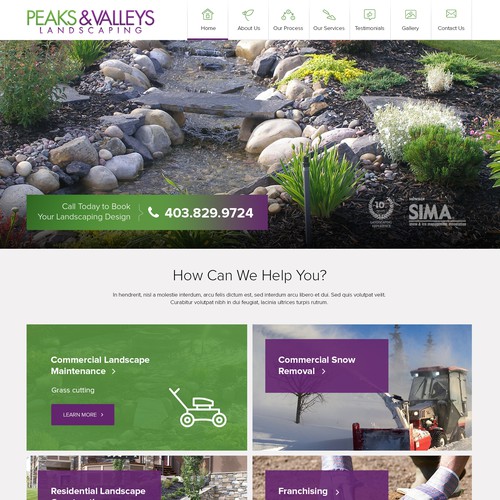 Website for Landscaping Company