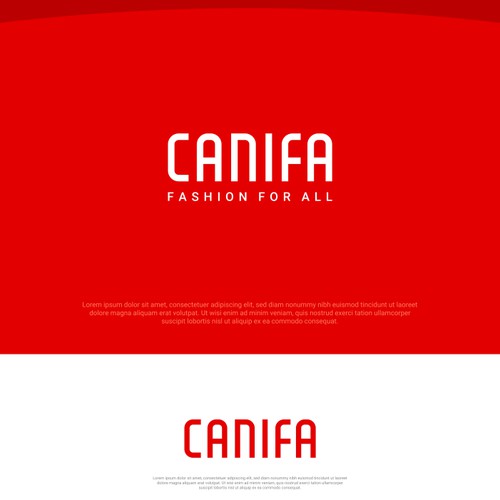 Typography logo for CANIFA