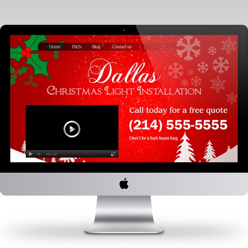 Christmas Landing Page