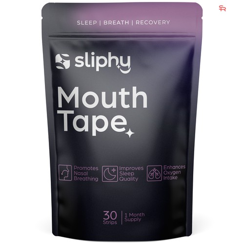 Sliphy Mouth Tape Packaging Design